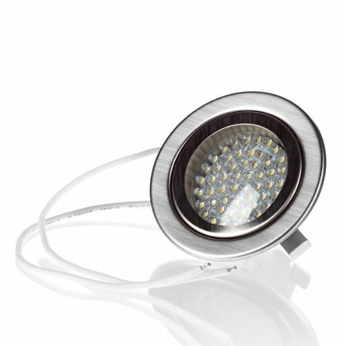 12Volt LED Einbauleuchten Nina mit geringer Einbautiefe 3W Lampen mit Warmlicht 
